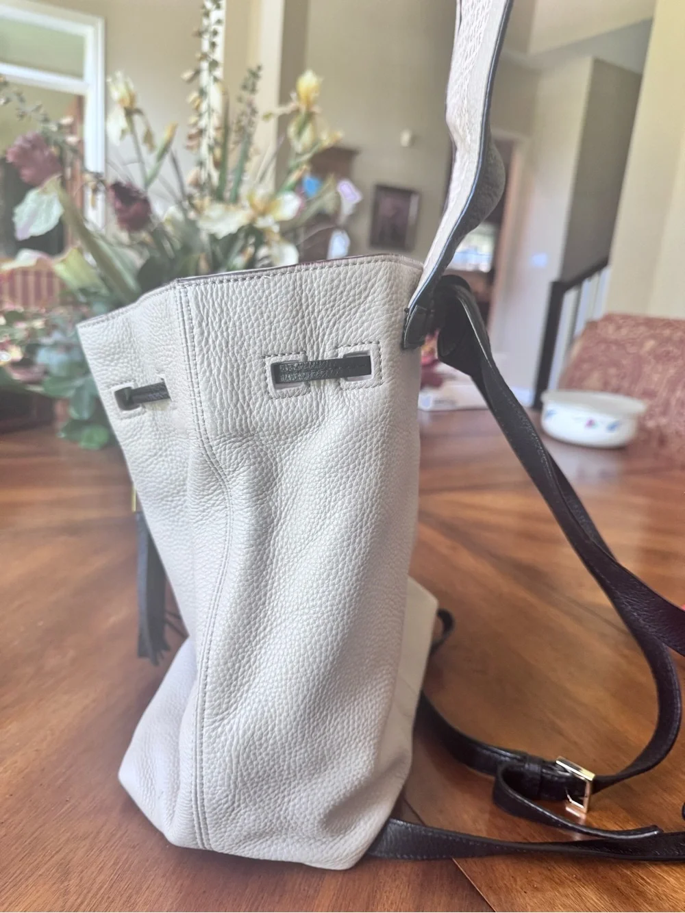 Kate Spade leather backpack purse